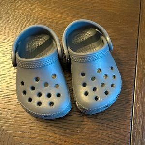 Dark gray size 4 Crocs